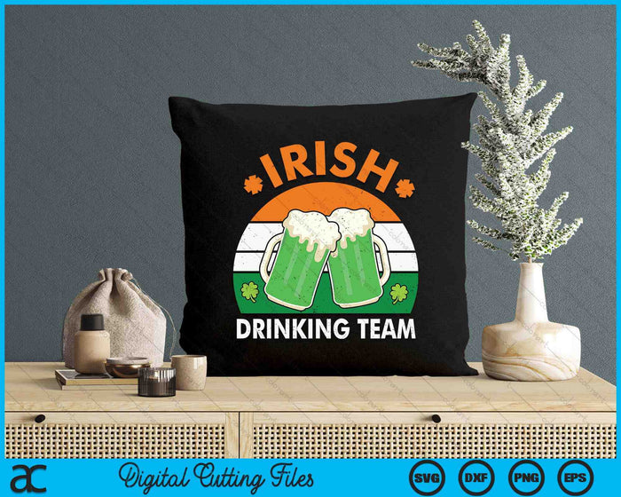 Funny Irish Drinking Team St Patrick Day Men Women Beer Flag SVG PNG Digital Printable Files Funny Irish Drinking Team St Patrick Day Men Women Beer Flag SVG PNG Digital Printable Files