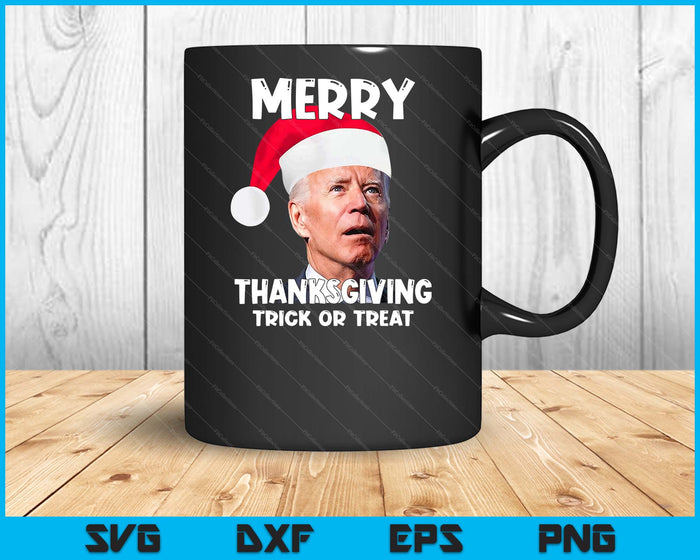 Grappige Joe Biden kerstmuts Merry Thanksgiving Christmas SVG PNG digitale snijbestanden Grappige Joe Biden kerstmuts Merry Thanksgiving Christmas SVG PNG digitale snijbestanden