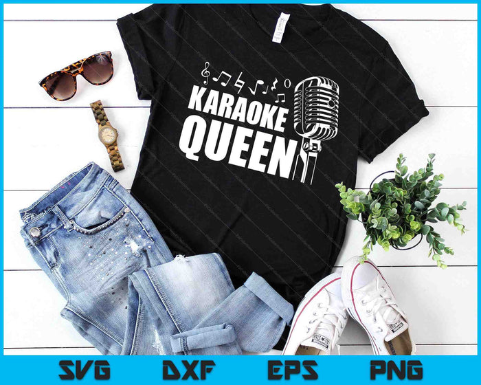 Karaoke Designs For Women Singing Music Lovers SVG PNG Digital Cutting Files Karaoke Designs For Women Singing Music Lovers SVG PNG Digital Cutting Files
