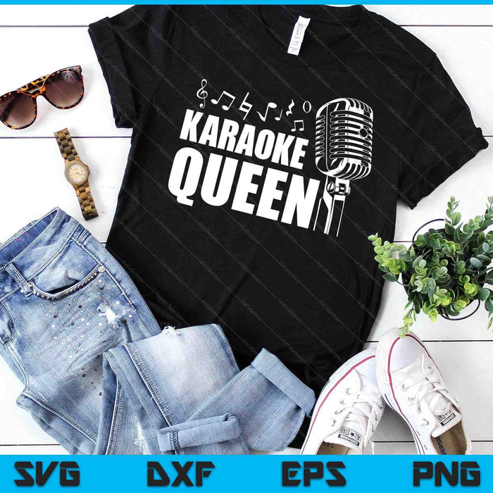 Karaoke Designs For Women Singing Music Lovers SVG PNG Digital Cutting Files Karaoke Designs For Women Singing Music Lovers SVG PNG Digital Cutting Files