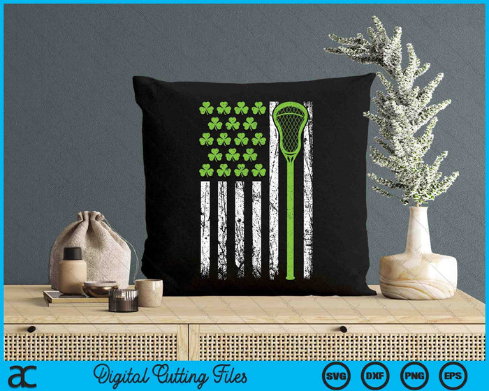 Funny Lacrosse American Flag St Patrick Day For Men Boy Kids SVG PNG Digital Printable Files Funny Lacrosse American Flag St Patrick Day For Men Boy Kids SVG PNG Digital Printable Files