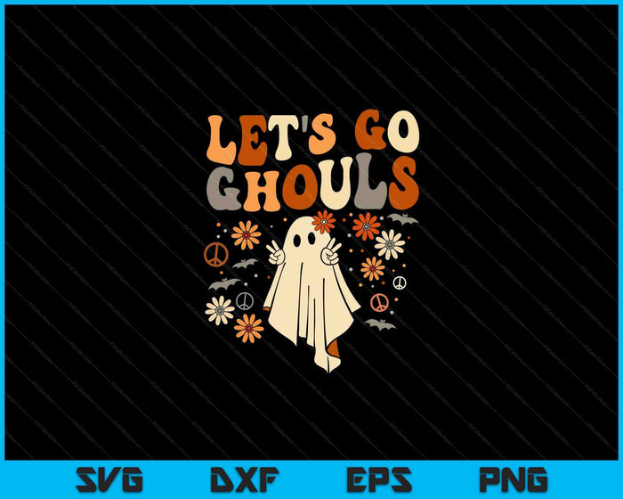 Divertido Lets Go Ghouls Vintage Halloween para Halloween 2023 SVG PNG Cortar archivos imprimibles Divertido Lets Go Ghouls Vintage Halloween para Halloween 2023 SVG PNG Cortar archivos imprimibles