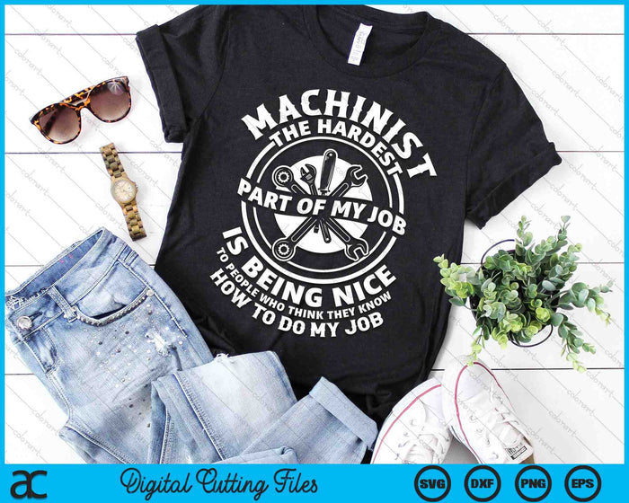 Funny Machinist Sarcastic Machine Operator SVG PNG Digital Printable Files Funny Machinist Sarcastic Machine Operator SVG PNG Digital Printable Files