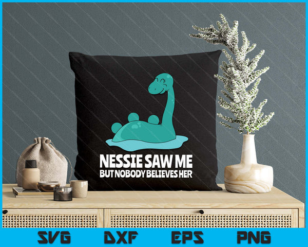 Funny Nessie Monster Of Loch Ness Scotland Travel SVG PNG Digital Printable Files