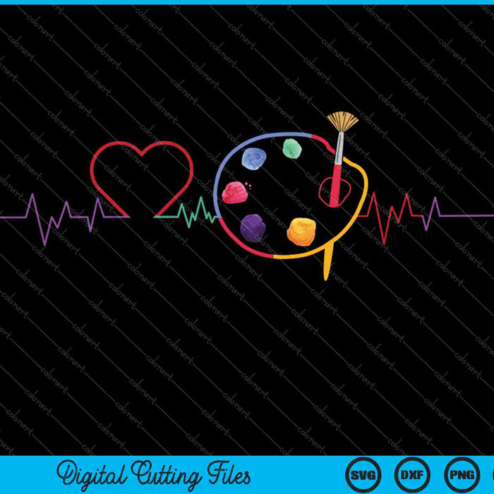 Funny Paint Palette Brush Artist Painter SVG PNG Cutting Printable Files Funny Paint Palette Brush Artist Painter SVG PNG Cutting Printable Files