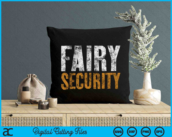 Funny Parents Lazy Easy Costume Fairy Security Halloween SVG PNG Digital Cutting Files