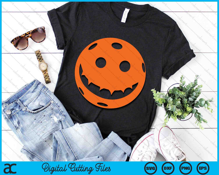 Funny Pickleball Halloween Pumpkin SVG PNG Digital Cutting Files Funny Pickleball Halloween Pumpkin SVG PNG Digital Cutting Files