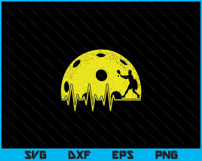 Funny Pickleball Heartbeat Pickleball Player SVG PNG Digital Cutting Files Funny Pickleball Heartbeat Pickleball Player SVG PNG Digital Cutting Files