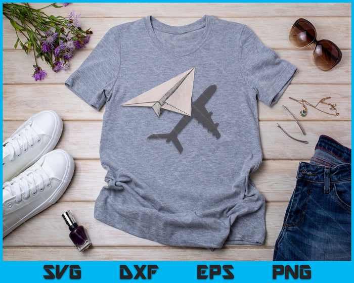 Funny Pilot Paper Airplane Tshirt For Co-pilots Boys Party SVG PNG Digital Cutting Files Funny Pilot Paper Airplane Tshirt For Co-pilots Boys Party SVG PNG Digital Cutting Files