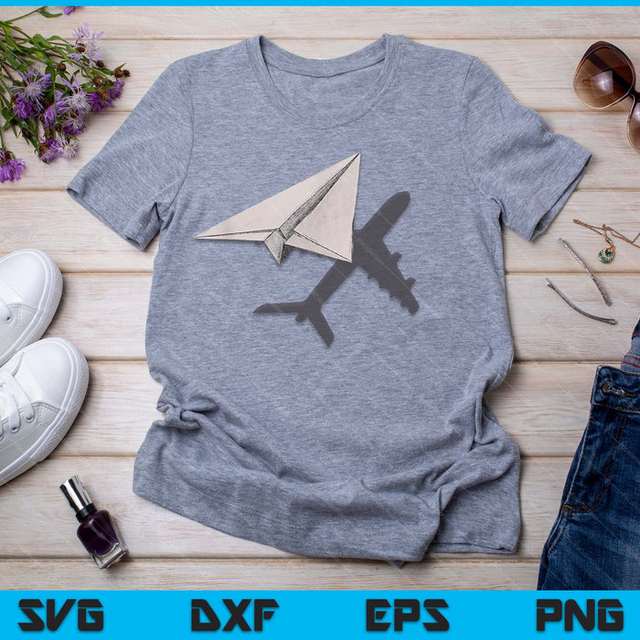 Funny Pilot Paper Airplane Tshirt For Co-pilots Boys Party SVG PNG Digital Cutting Files Funny Pilot Paper Airplane Tshirt For Co-pilots Boys Party SVG PNG Digital Cutting Files