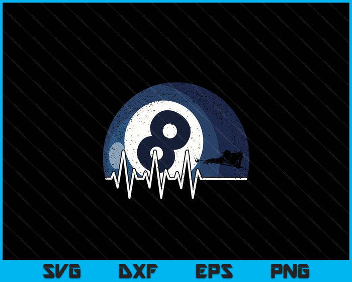 Funny Pool Ball Heartbeat Pool Ball Player SVG PNG Digital Cutting Files Funny Pool Ball Heartbeat Pool Ball Player SVG PNG Digital Cutting Files