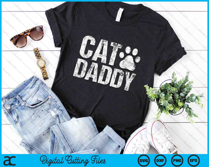 Funny Rad Cat Daddy Fathers Day SVG PNG Cutting Printable Files Funny Rad Cat Daddy Fathers Day SVG PNG Cutting Printable Files