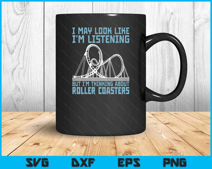 Funny Roller Coaster Amusement Park Lover SVG PNG Digital Printable Files Funny Roller Coaster Amusement Park Lover SVG PNG Digital Printable Files