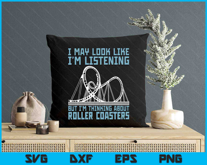 Funny Roller Coaster Amusement Park Lover SVG PNG Digital Printable Files Funny Roller Coaster Amusement Park Lover SVG PNG Digital Printable Files