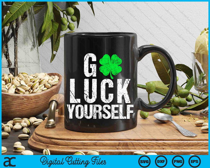 Funny Saint Patrick's Day G Lucky Yourself SVG PNG Digital Printable Files Funny Saint Patrick's Day G Lucky Yourself SVG PNG Digital Printable Files