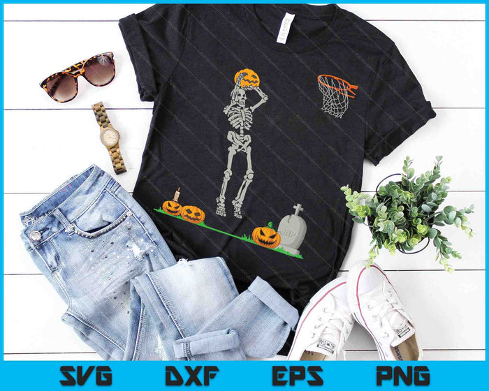 Skeleton Basketball Halloween Pumpkin SVG PNG Digital Cutting Files Skeleton Basketball Halloween Pumpkin SVG PNG Digital Cutting Files