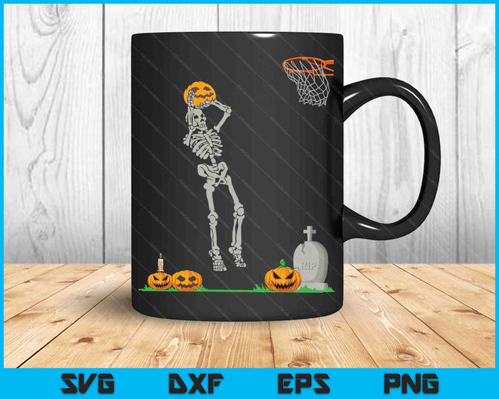 Skeleton Basketball Halloween Pumpkin SVG PNG Digital Cutting Files Skeleton Basketball Halloween Pumpkin SVG PNG Digital Cutting Files