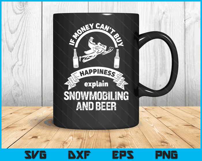 Funny Snowmobile Shirt Beer Sled Racing Novelty SVG PNG Digital Cutting Files Funny Snowmobile Shirt Beer Sled Racing Novelty SVG PNG Digital Cutting Files
