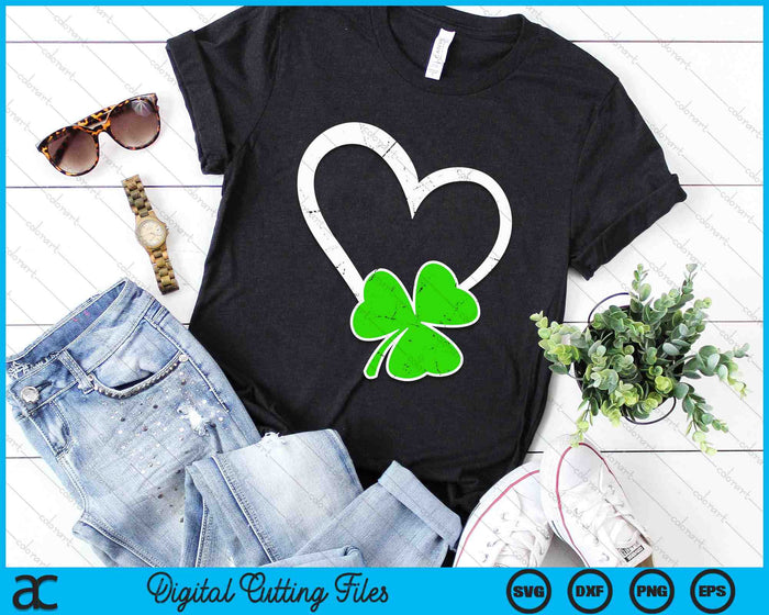 Grappige St Patrick's Day Ierse Shamrock hart SVG PNG digitale afdrukbare bestanden Grappige St Patrick's Day Ierse Shamrock hart SVG PNG digitale afdrukbare bestanden