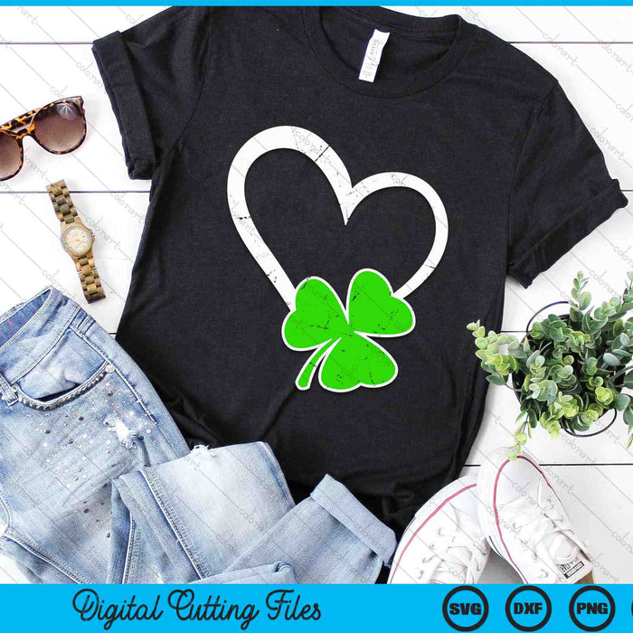 Grappige St Patrick's Day Ierse Shamrock hart SVG PNG digitale afdrukbare bestanden Grappige St Patrick's Day Ierse Shamrock hart SVG PNG digitale afdrukbare bestanden