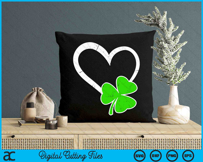 Grappige St Patrick's Day Ierse Shamrock hart SVG PNG digitale afdrukbare bestanden Grappige St Patrick's Day Ierse Shamrock hart SVG PNG digitale afdrukbare bestanden
