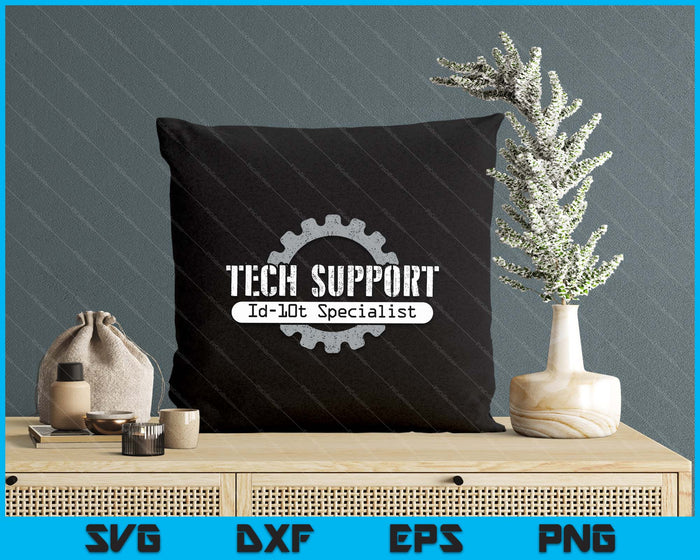 Funny Tech Support Id10t Computer Idiot Joke SVG PNG Digital Printable Files Funny Tech Support Id10t Computer Idiot Joke SVG PNG Digital Printable Files