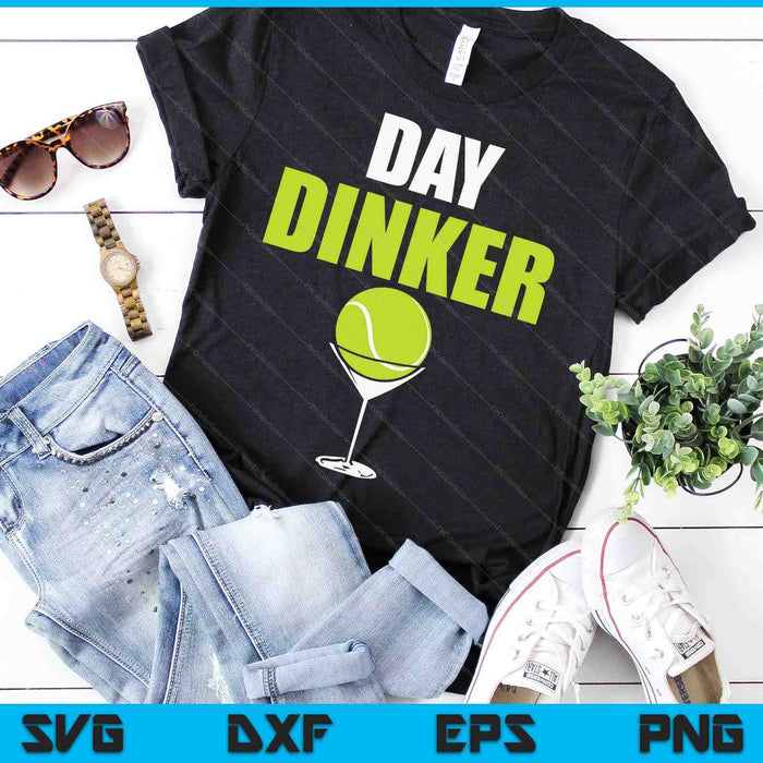 Tennis Day Dinker SVG PNG Digital Cutting Files