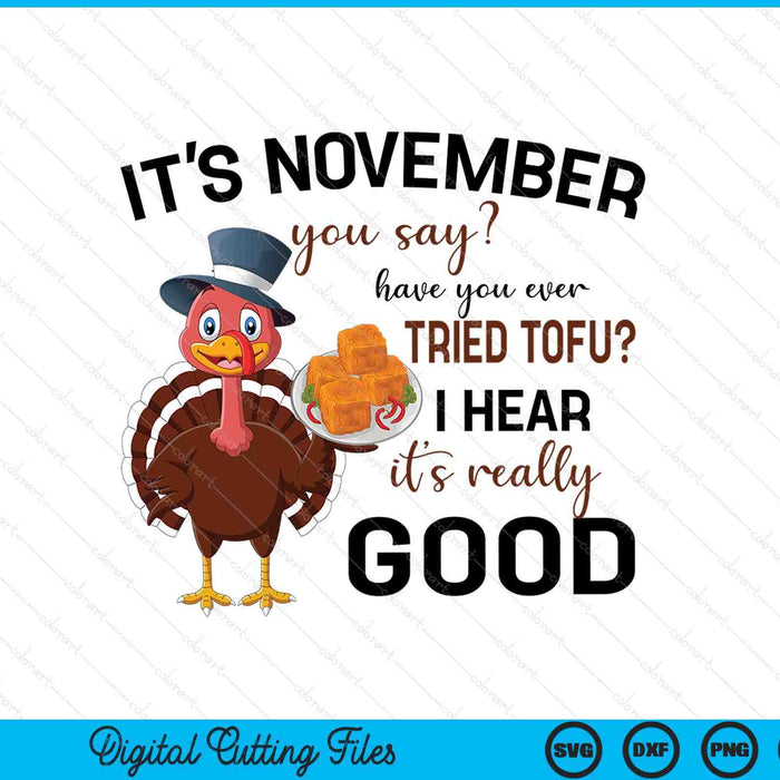 Funny Tofu Turkey Thanksgiving SVG PNG Digital Cutting File Funny Tofu Turkey Thanksgiving SVG PNG Digital Cutting File