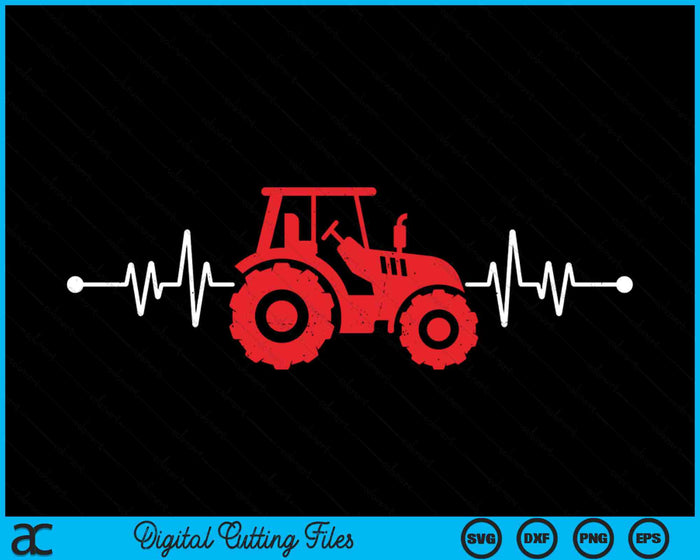 Funny Tractor Heartbeat SVG PNG Digital Printable Files Funny Tractor Heartbeat SVG PNG Digital Printable Files