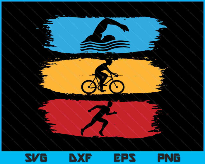 Funny Triathlon Swim Bike Run Design Men Women SVG PNG Digital Cutting Files Funny Triathlon Swim Bike Run Design Men Women SVG PNG Digital Cutting Files