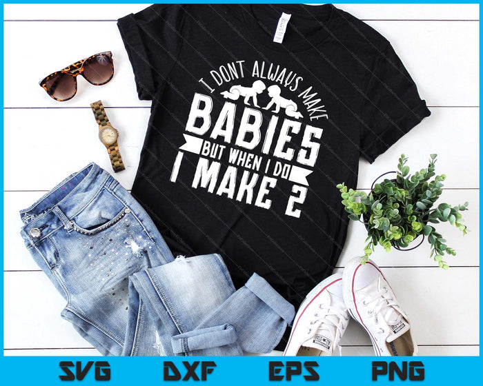 Funny Twin Dad Fathers Day Twin Daddy SVG PNG Digital Cutting Files Funny Twin Dad Fathers Day Twin Daddy SVG PNG Digital Cutting Files