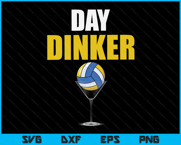 Volleyball Day Dinker SVG PNG Digital Cutting Files