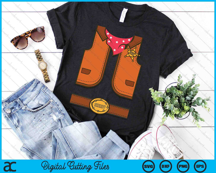 Western Sheriff Halloween Cowboy Vest Simple Costume SVG PNG Digital Cutting Files Western Sheriff Halloween Cowboy Vest Simple Costume SVG PNG Digital Cutting Files