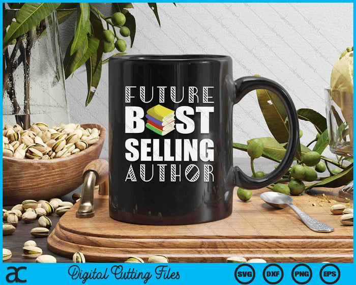 Future Author Funny Book Worm Writer SVG PNG Digital Printable Files Future Author Funny Book Worm Writer SVG PNG Digital Printable Files