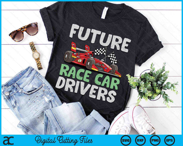 Future Race Car Drivers Kids Race Car Driver SVG PNG Digital Printable Files