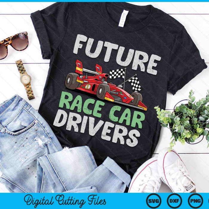 Future Race Car Drivers Kids Race Car Driver SVG PNG Digital Printable Files