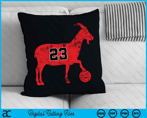 GEIT 23 grappige basketbal SVG PNG digitale snijbestanden