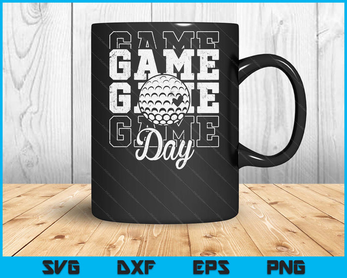 Game Day Golf Shirt For Youth Boy Girl SVG PNG Digital Cutting File Game Day Golf Shirt For Youth Boy Girl SVG PNG Digital Cutting File