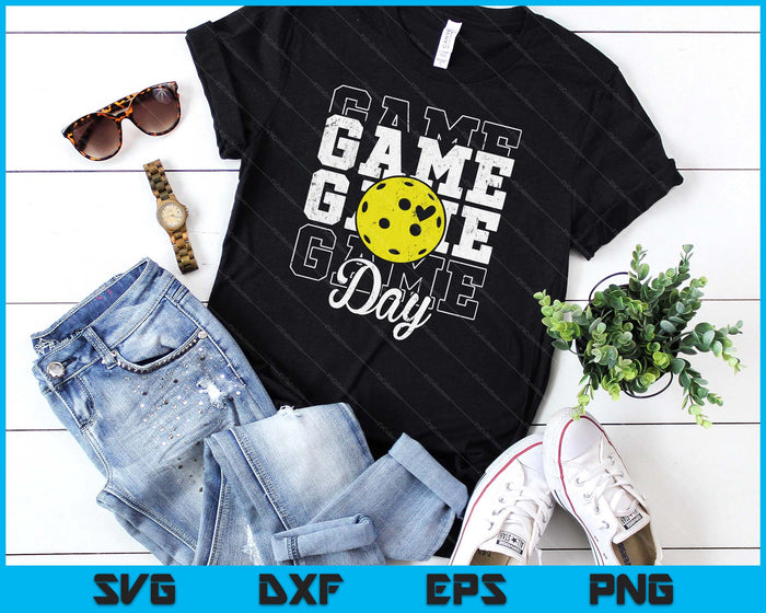 Game Day Pickleball Shirt For Youth Boy Girl SVG PNG Digital Cutting File Game Day Pickleball Shirt For Youth Boy Girl SVG PNG Digital Cutting File