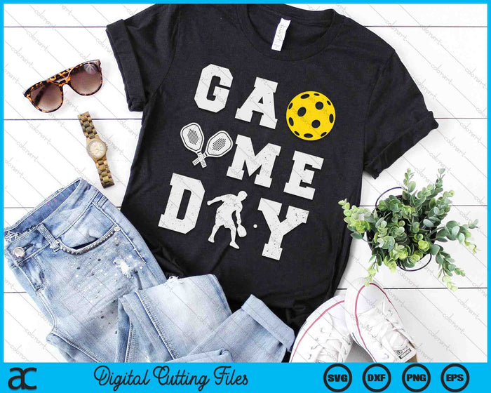 Game Day Pickleball Vibes SVG PNG Digital Printable Files Game Day Pickleball Vibes SVG PNG Digital Printable Files