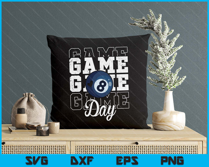 Game Day Pool Ball Shirt For Youth Boy Girl SVG PNG Digital Cutting File Game Day Pool Ball Shirt For Youth Boy Girl SVG PNG Digital Cutting File