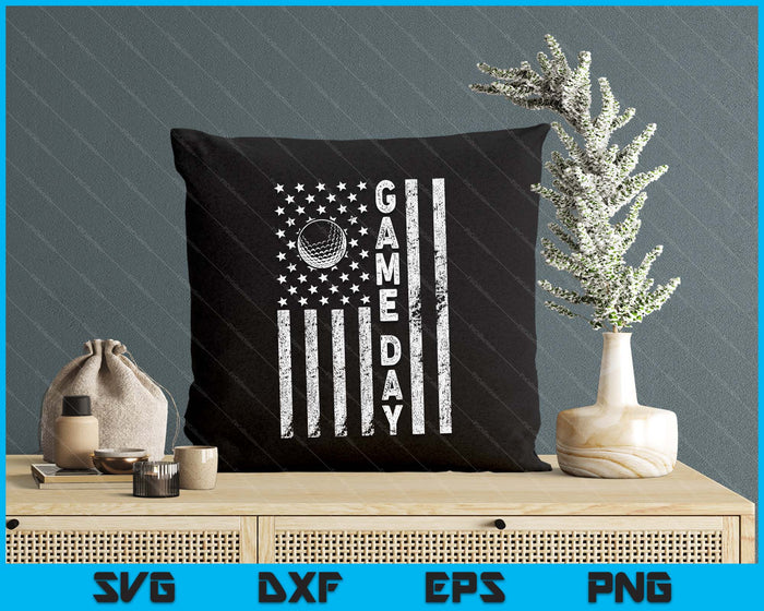 Game Day With Flag Golf Lovers Mom Dad SVG PNG Digital Printable Files Game Day With Flag Golf Lovers Mom Dad SVG PNG Digital Printable Files