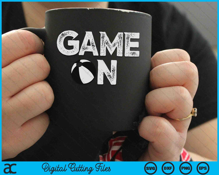 Game On Cute Funny Beach Ball SVG PNG Digital Cutting Files Game On Cute Funny Beach Ball SVG PNG Digital Cutting Files