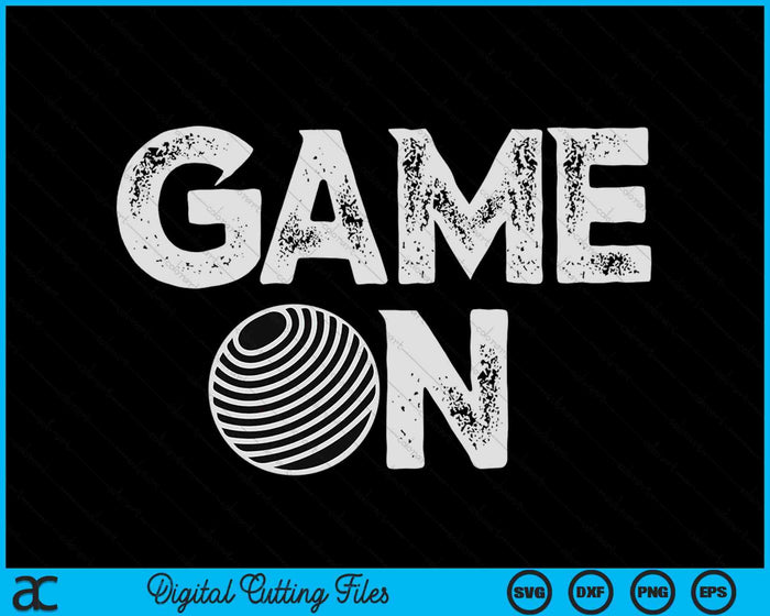 Game On Cute Funny Dodgeball SVG PNG Digital Cutting Files