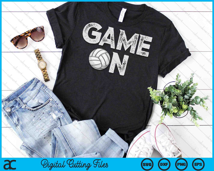 Game On Cute Funny Volleyball SVG PNG Cutting Printable Files Game On Cute Funny Volleyball SVG PNG Cutting Printable Files