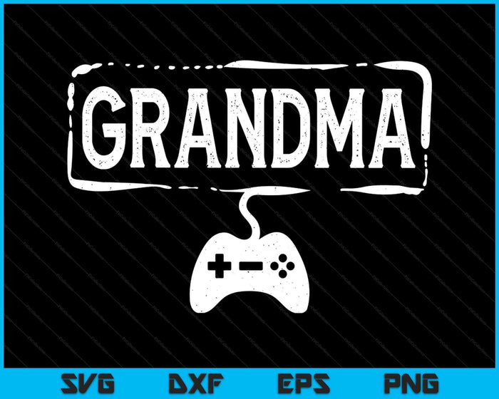 Gamer Grandma Video Game Funny Gaming SVG PNG Digital Printable Files Gamer Grandma Video Game Funny Gaming SVG PNG Digital Printable Files