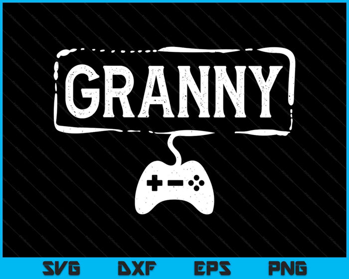Gamer Granny Video Game Funny Gaming SVG PNG Digital Printable Files Gamer Granny Video Game Funny Gaming SVG PNG Digital Printable Files