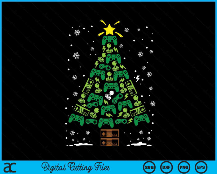 Gamer Nerd Video Game Lover Family Matching Christmas Tree SVG PNG Digital Printable Files Gamer Nerd Video Game Lover Family Matching Christmas Tree SVG PNG Digital Printable Files