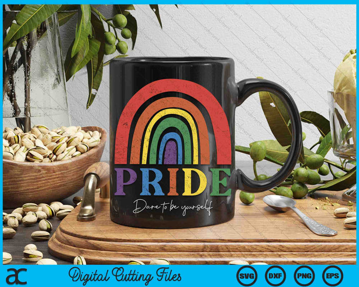 Gay Pride Month LGBTQ Dare To Be Yourself SVG PNG Cutting Printable Files Gay Pride Month LGBTQ Dare To Be Yourself SVG PNG Cutting Printable Files