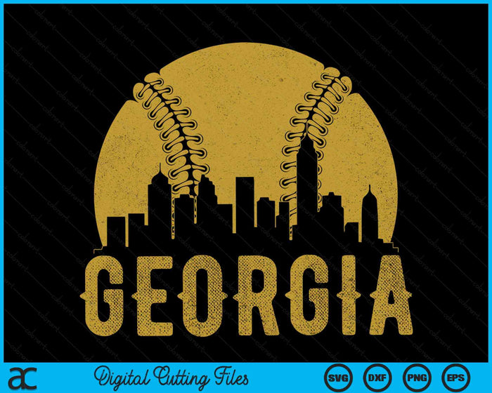 Georgia Baseball Fan SVG PNG Cutting Printable Files Georgia Baseball Fan SVG PNG Cutting Printable Files